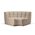Module d'angle arrondi canapé N701 - Beige