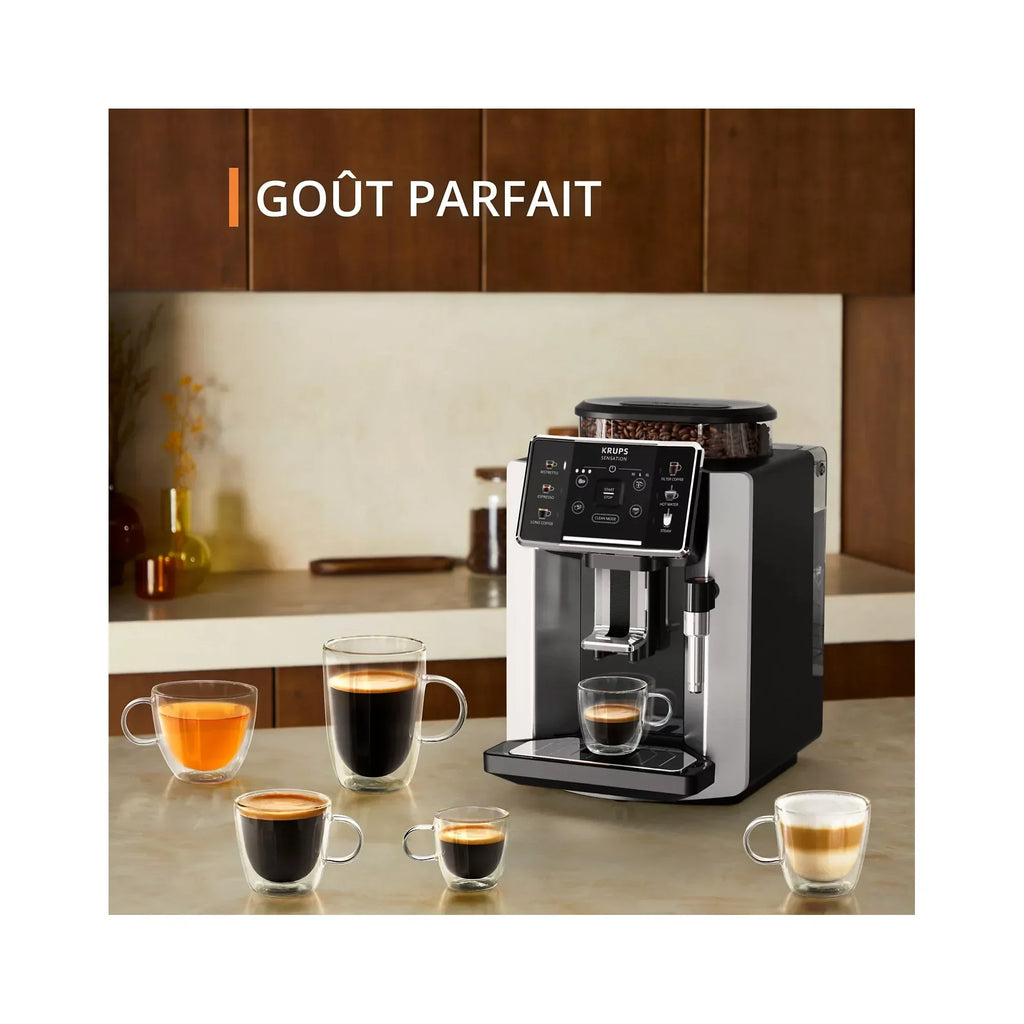 Expresso Broyeur Krups SENSATION SILVER