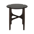 Table d'appoint Polished Imperfect en acajou - Marron
