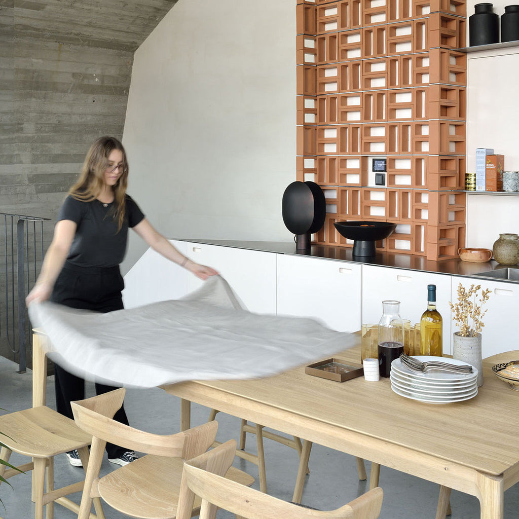 Table à rallonge Bok en chêne - L 160/240 cm