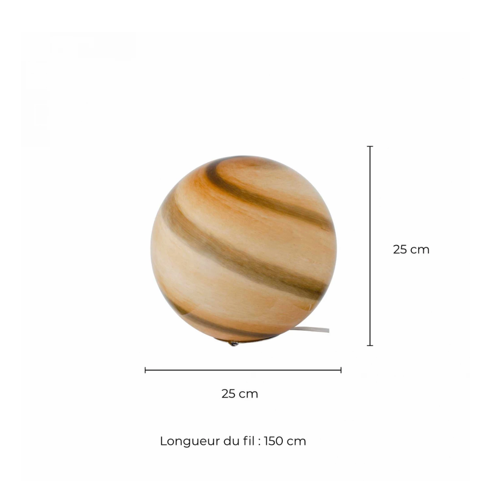 Lampe à poser en verre soufflé - Astrolis GM 25cm