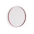 Miroir Arcs Rond - Ø 60 cm - Rouge