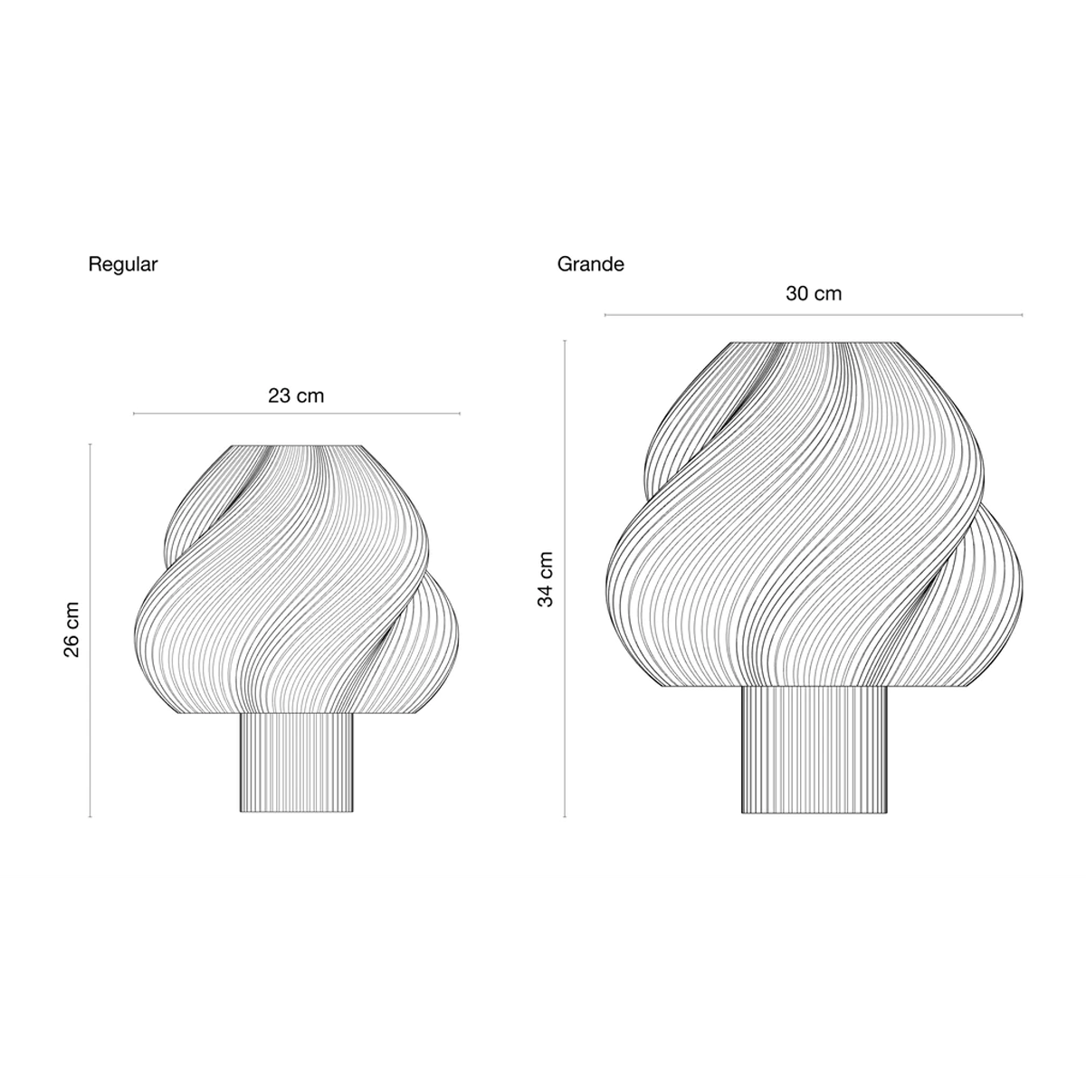 Lampe Soft Serve - Mocha