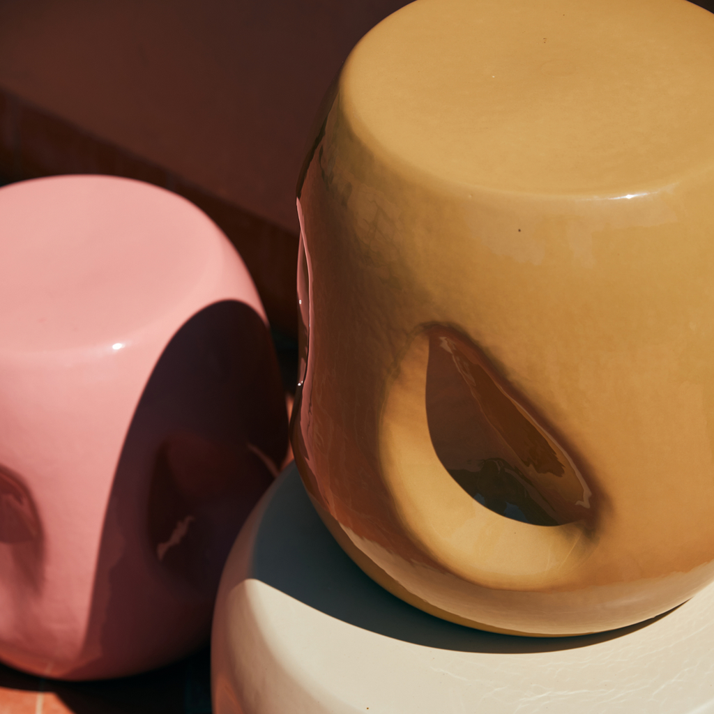 Table d'appoint Currents - Ø 38 cm - Sable