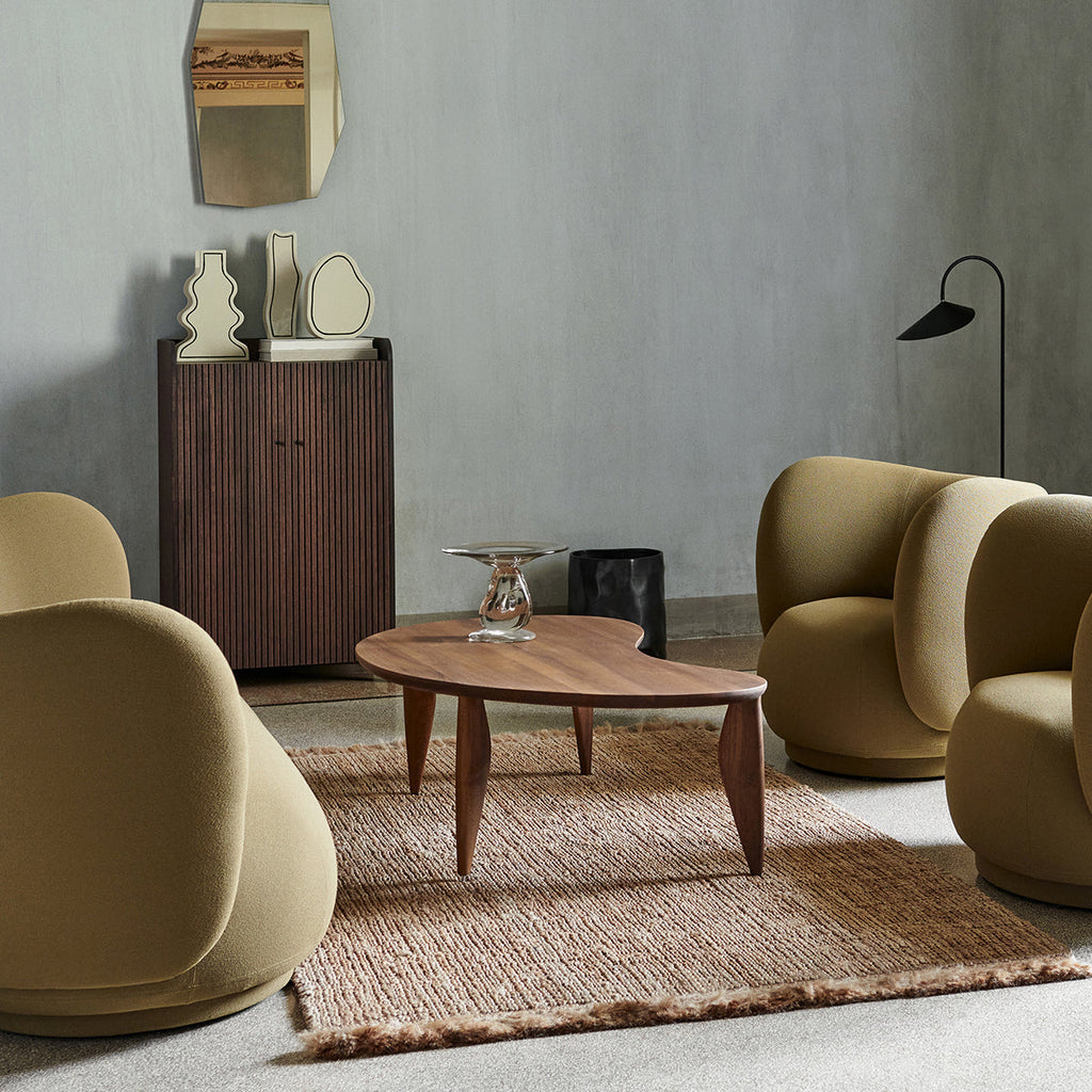 Table basse Feve - Noyer