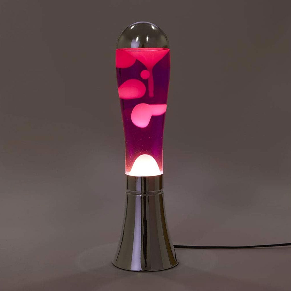Lampe Lava Magma Argenté
