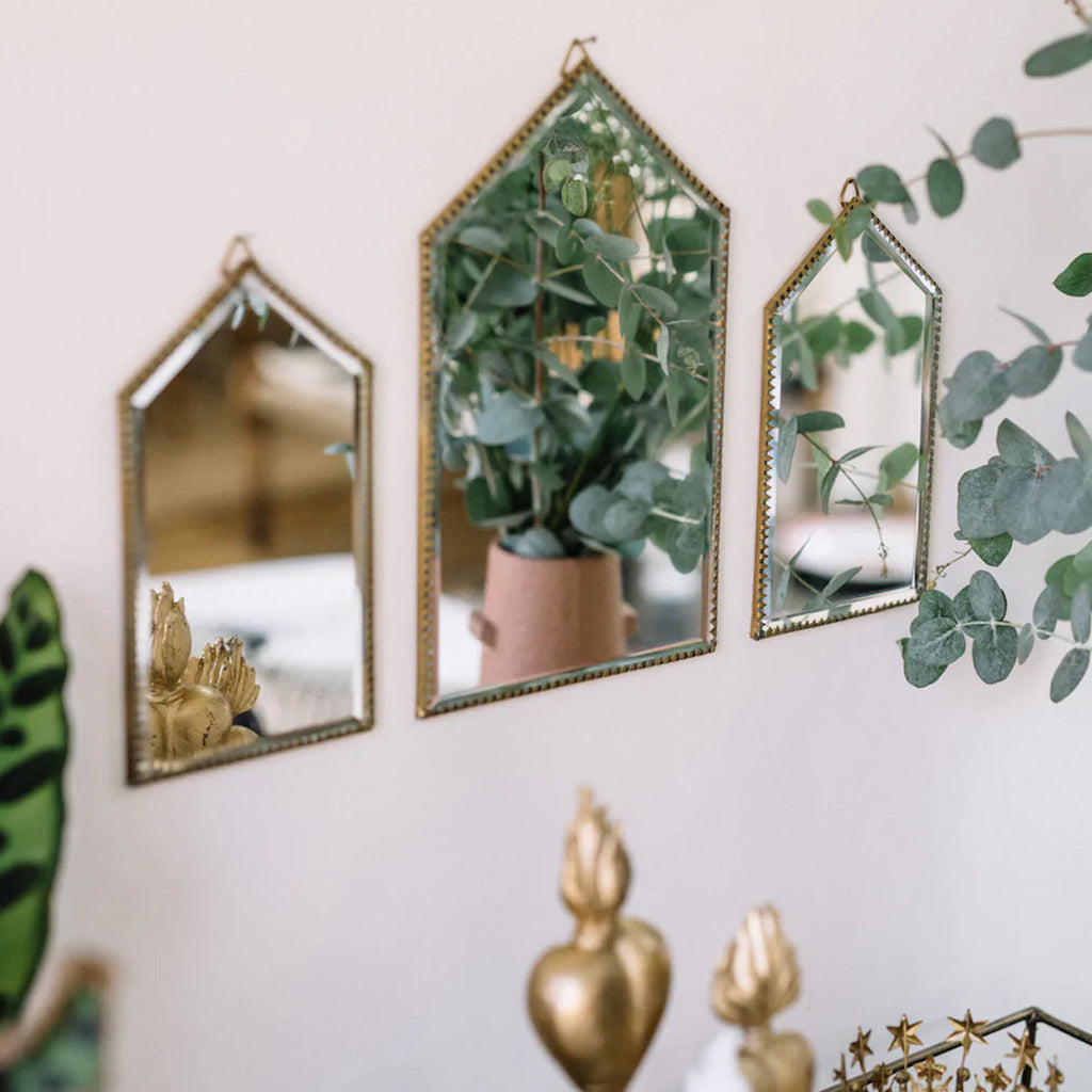 Miroir Temple Petit Or